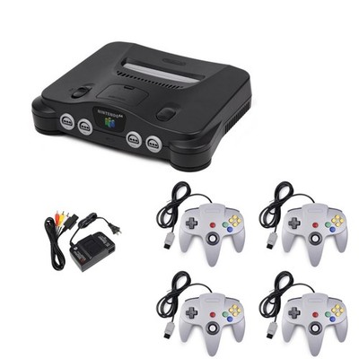 Nintendo 64 Console Refurbed w/ Controllers + Cords + Warranty, Pick Your Bundle