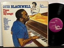 OTIS BLACKWELL These Are My Songs LP INNER CITY 1977 Soul Pop R&B Rock N Roll