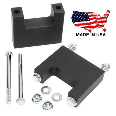 3'' Rear ''T'' Style Shock Extender Kit Rwd Buick Cadillac A, D, G, X Body Cars Blk