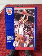 1991 Fleer #134 Drazen Petrovic   New Jersey Nets HOF