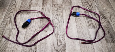 Neutrik Speakon Audio Lautsprecherkabel - lila - nur Gerät (NL4FC) x2