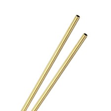 2er Pack Messing Rundrohr 6.5mm &Oslash; 0.5mm Wand 300mm L&auml;nge