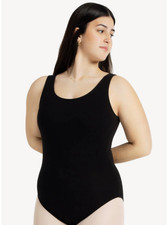 Dance New Leotard Capezio CC200 Black Tank Cotton Ballet Tap Jazz