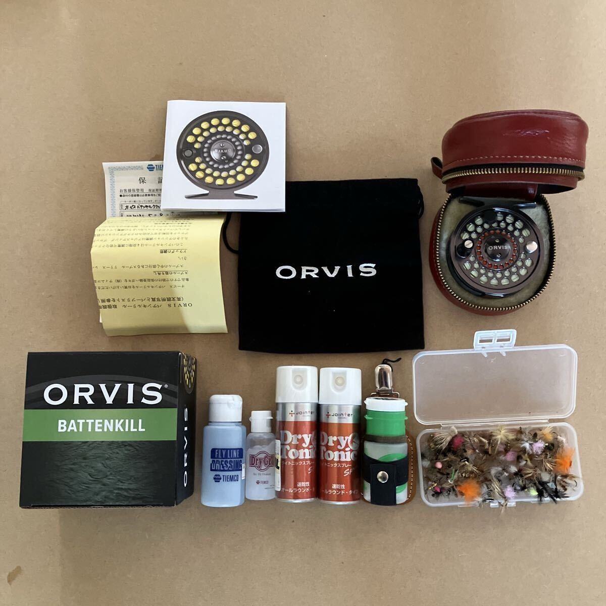 Orvis 7H9R BNK Battenkill Click II Reel (Fly Reel), Fly Case
