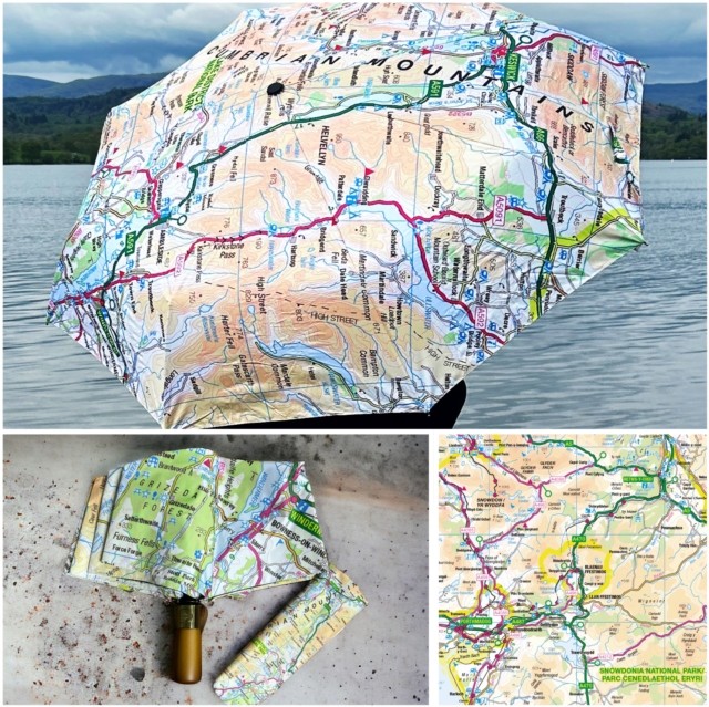 OS Map Premium Umbrella - Snowdonia National Park (General merchandise)