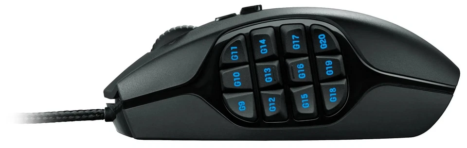 Japan NEW LOGITECH LOGICOOL MMO Gaming Mouse G600 Black Parallel Import - Image 4 of 4