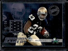2010 Press Pass Golden Tate Gridiron Gamers Silver #/199 Fighting Irish