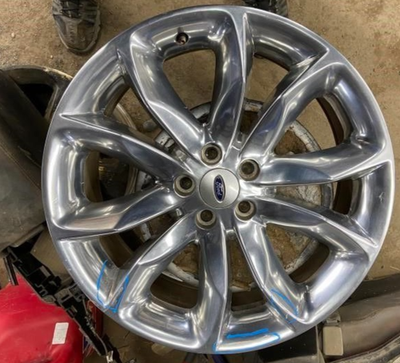 #ad 2011 2015 Ford Explorer Wheel Rim curved spokes 20x8 1 2 spoke polished OEM $152.87