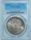 1878 S PCGS MS66 Morgan Silver Dollar