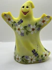 Fenton Glass (Mold) Ghost Figurine OOAK Painted by Melissa Caplinger