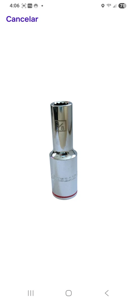 Kobalt Deep Socket 12 Pts 1/2 Drive X 3/8"  - Image 4 of 4