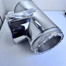 6 In. X 14 In. Tee Double Wall Chimney Pipe