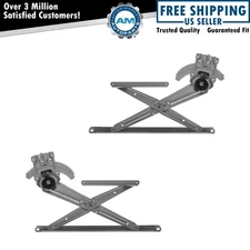 Manual Window Regulators Front Pair Set for 84-89 Toyota Pickup 4Runner Truck
