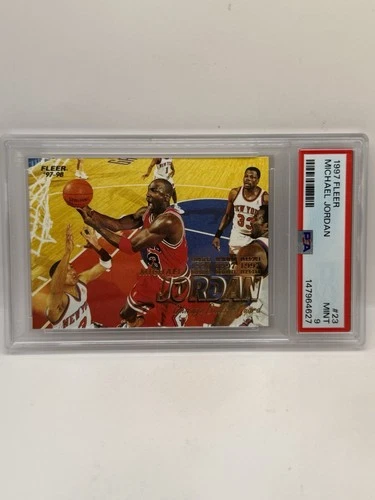 PSA 9; 1997-98 Fleer - Michael Jordan #23 BB PSA 9