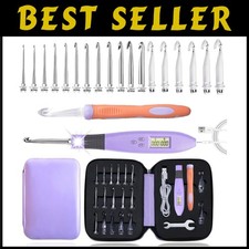 Counting Crochet Hooks with Interchangeable Heads