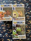 Funko Pop! The Muppets lot of 3 Mrs cratchit, fozziwig, bob cratchit