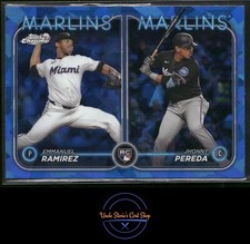 2024 Topps Chrome Update Sapphire Ed #USCS185 Jhonny Pereda Emmanuel Ramirez
