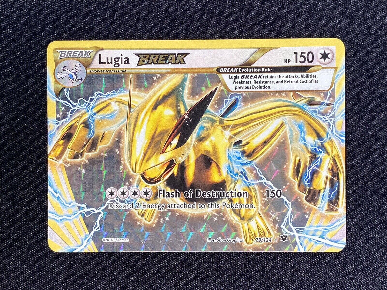 Pokemon Card TCG - Lugia BREAK 79/124 - Rare BREAK - Fates Collide - NM