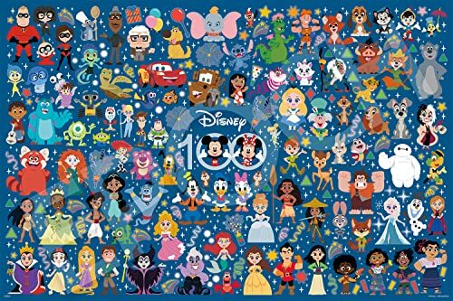 Disney CUTE CELEBRATION Jigsaw Puzzle 1000 Piece EPOCH (50x75cm