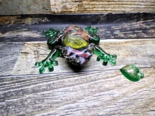 Resin giant pond frog handmade 
