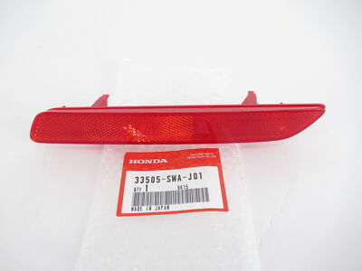 Genuine OEM Honda 33505-SWA-J01 Passenger Rear Reflector 14 Accord