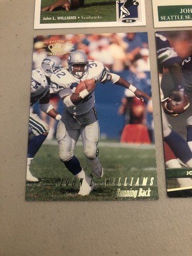 John L Williams ๐ Seattle Seahawks Football Cards ๐ 10 Card ๐ F106 - Picture 10 of 12