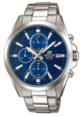 Casio Edifice Analog Herrenuhr Edelstahl silbern EFV-560D-2AVUEF