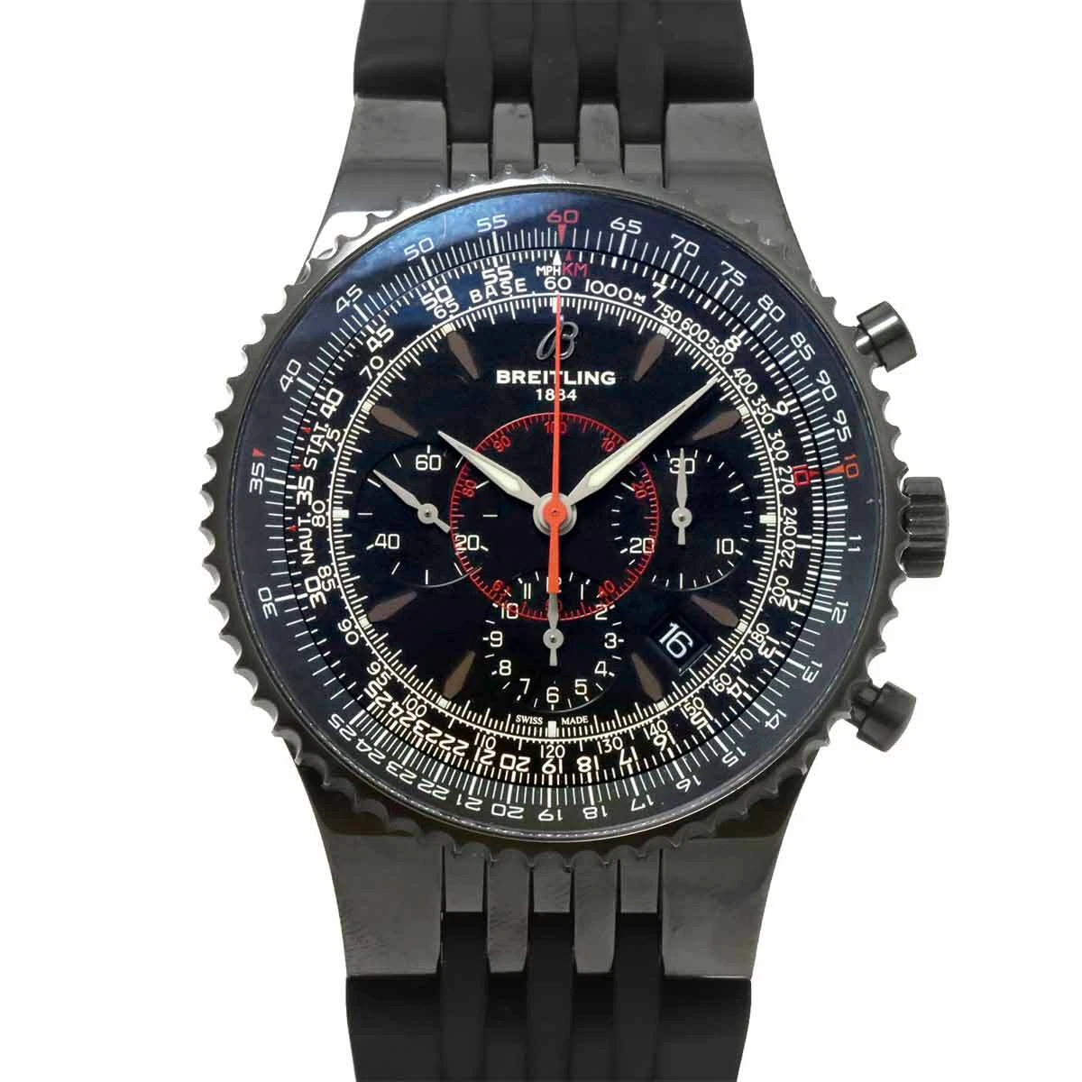 BREITLING Montbrilliant 47 M23351 Limited Automatic Black Dial 