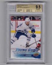 2016-17 Upper Deck UD Canvas Young Guns BGS 9.5 Mitch Marner Toronto Maple Leafs