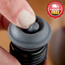2 Vacu Vin Wine Saver Vacuum Stoppers Stopfen für Weinpumpen 2 пробки для бутыло