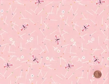 MAGIC MAKERS - Pink White Black Sewing Needle Pins, Dantini for Free Spirit, BTY