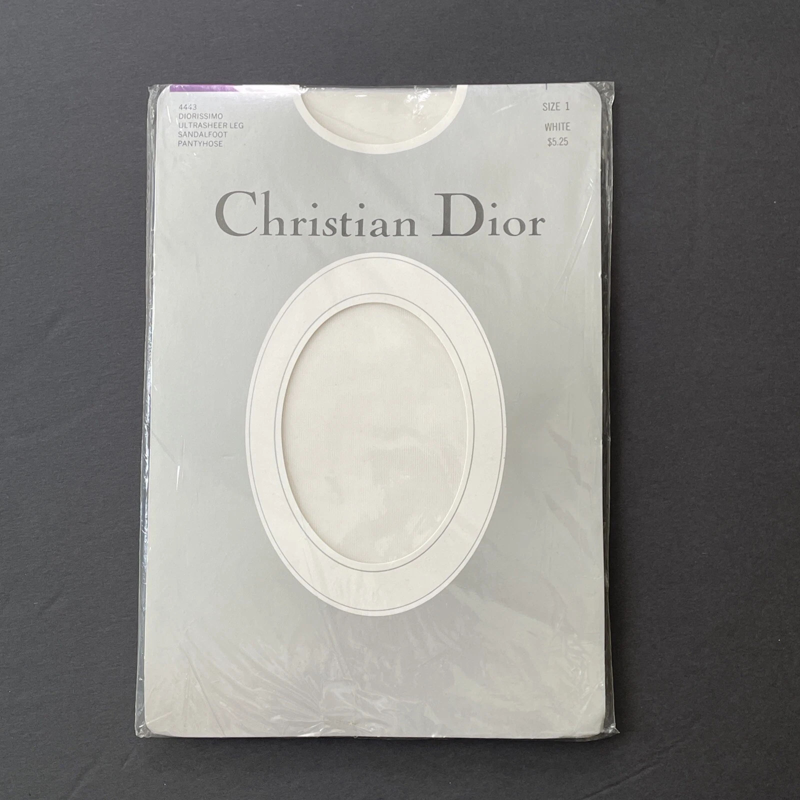 Dior Diorissimo Pantalon Sandale Pied Ultra Transparent Jambe en Blanc Taille 1