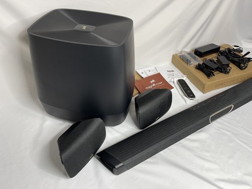 Polk Audio MagniFi MAX SR Audio System AM8414-A Soundbar & Subwoofer Satellites 747192128241 | eBay