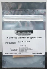 4-Methoxy-6-methyl-2H-pyran-2-one, 97%, 1g