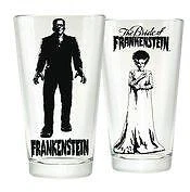 Bride of Frankenstein Universal Monsters 16oz Pint Glass Surreal Entertainment