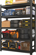 Garage Shelving Heavy Duty Metal Storage Rack - Easy to Assemble, Adjustable 5-T