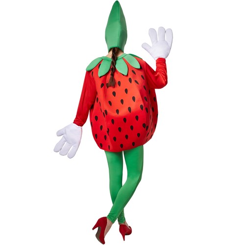 Disfraz Fresa Unisex Halloween Carnaval Carnaval Mujer Hombre Fruta Fruta - Imagen 3 de 6