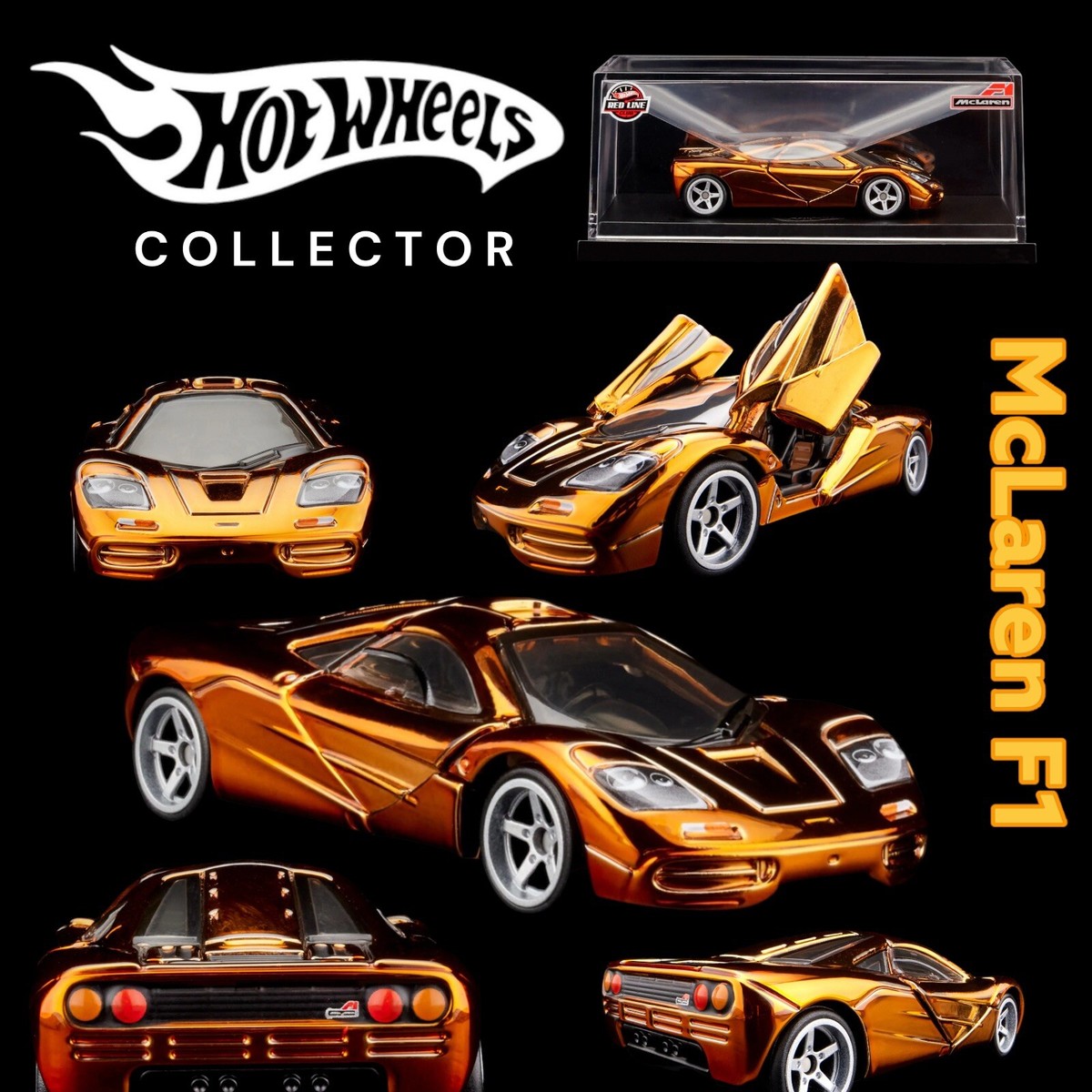 ミニカー HOTWHEELS Mclaren F1 RLC Hot Wheels RLC McLaren F1 2024 Redline Exclusive | eBay