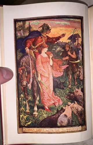 1906, THE CRIMSON FAIRY BOOK, Edited by ANDREW LANG, COLOR PLATES, FAIRY TALES - Picture 2 of 14