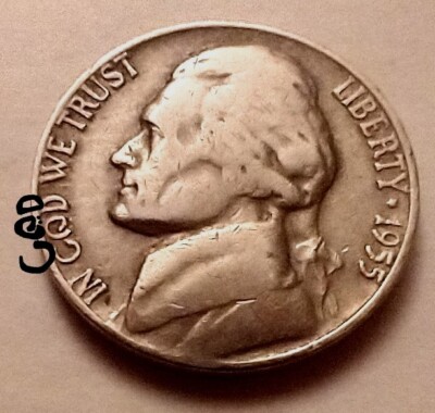 1955 D Nickel 