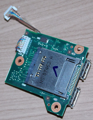 HP Compaq 6510b SD Kartenleser + 2x USB Platine Board Cardreader + Kabel Cable