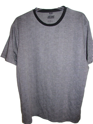 Jacamo Herren Check Jacquard T-Shirt GR:L