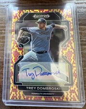 2022 Panini Prizm Draft Picks Snakeskin Trey Dombroski Auto 4/15