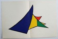 Alexander Calder "Doublesheet 2" Original Lithograph Derri�re le Miroir, 1963