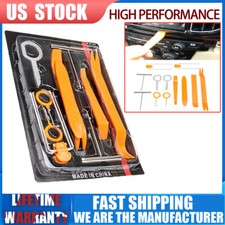 12 Pcs Tools Kit Car Auto Door Trim Panel Dash Audio Stereo Radio Removal Pry