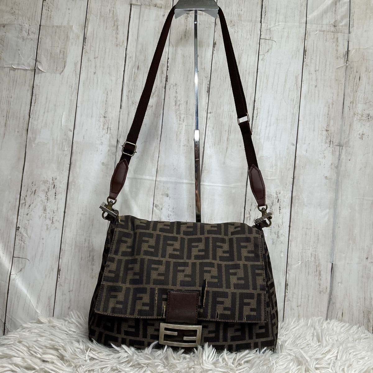 Baguette Zucca Fendi Baguette Bag Second Hand Fendi Zucca Baguette