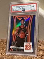 2019 Hoops Premium BLUE Stock Darius Garland PSA 10 We Got Next Card NEW CASE