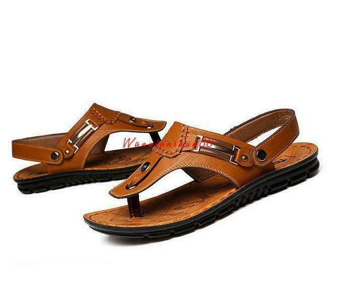 PANTOFOLA D’ORO infradito uomo spiaggia pelle perizoma sandali ciabatte scarpe casual ciabatte