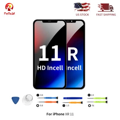 FARUIX For iPhone 11 XR 3D Touch LCD Screen Replacement Display True Tone/ Repair Tools