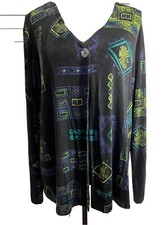 chicos travelers collection sweater siz 3/XL Bust 26” Made In USA